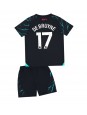 Manchester City Kevin De Bruyne #17 Alternativní dres pro děti 2023-24 Krátký Rukáv (+ trenýrky)